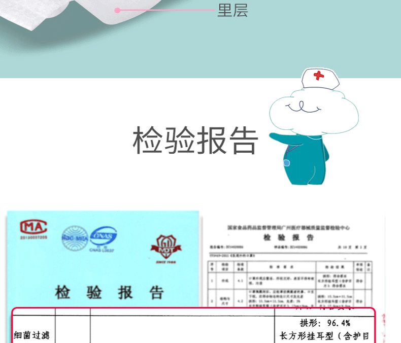 穩健604-006379一次性醫用外科兒童口罩圖片5