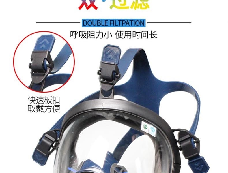 思創ST-S100-1硅膠球面防毒面具圖片6