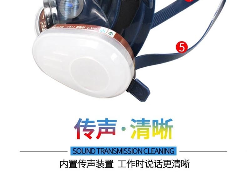 思創ST-S100X-1橡膠球面防毒面具圖片9