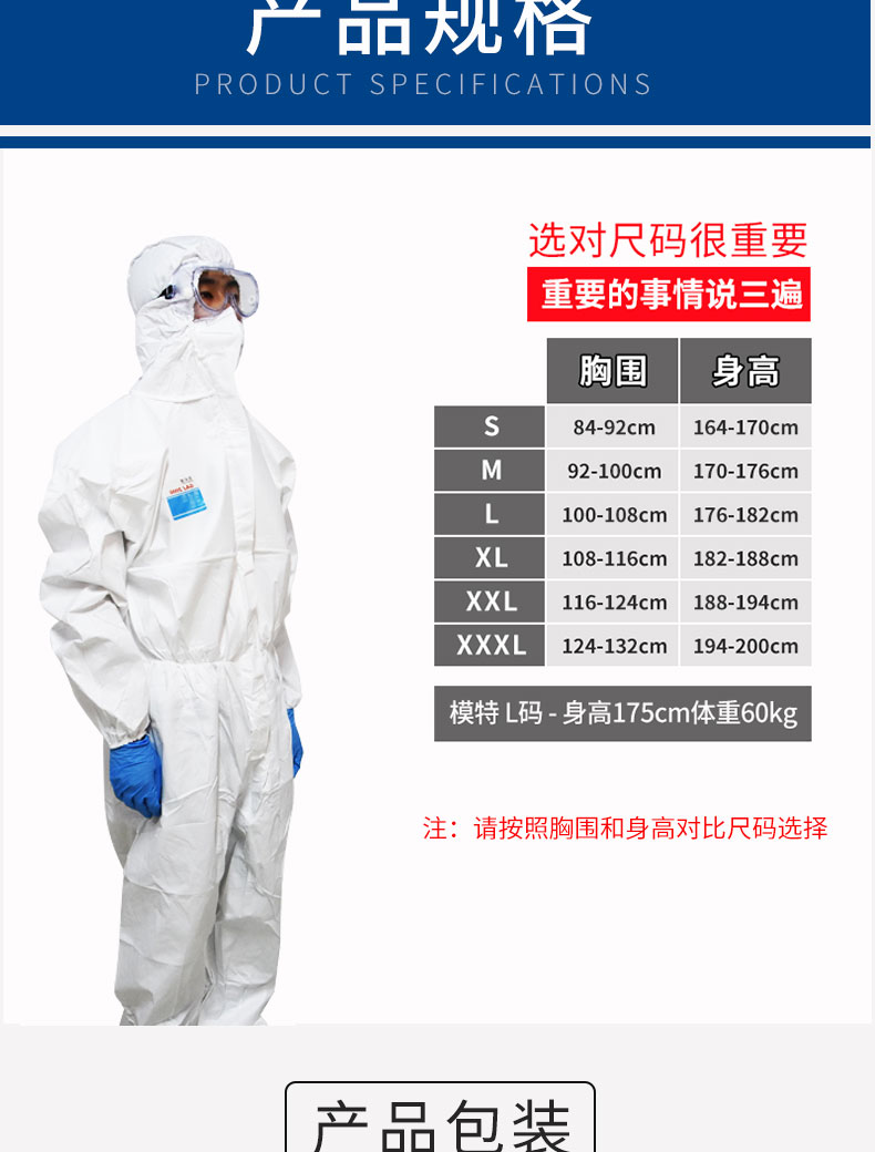 固安捷GAJ1000防塵防護(hù)服圖片6