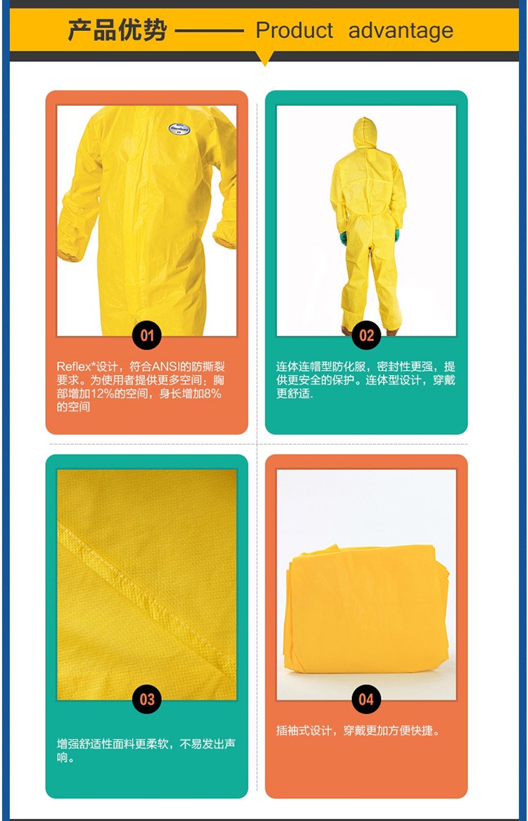 金佰利9813A70化學(xué)防護服圖1