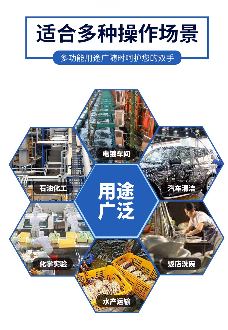 威蝶36A-1黑色耐酸堿乳膠手套圖10