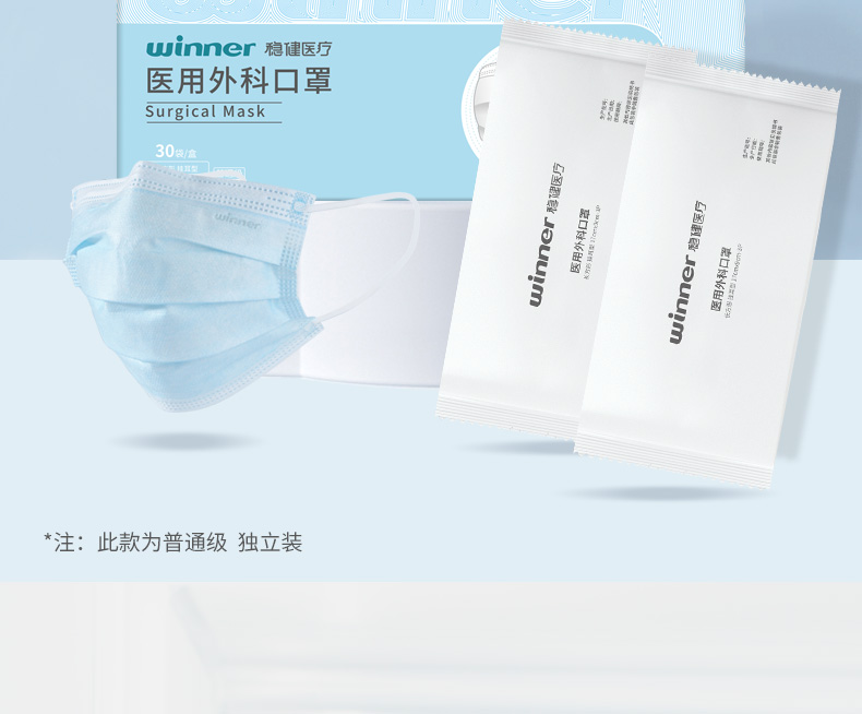 穩健07683一次性醫用外科口罩圖2