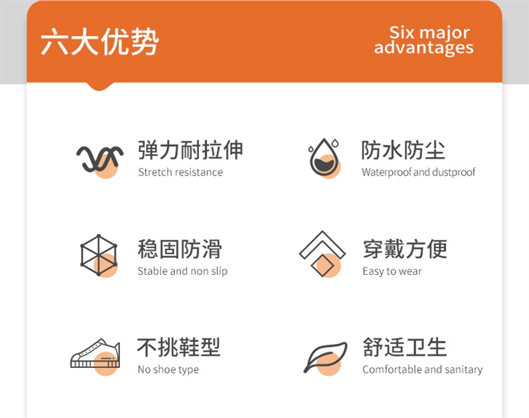 海納斯一次性醫用隔離鞋套圖片2
