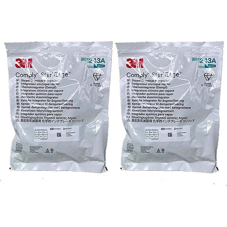3M1243A壓力蒸汽滅菌包內指示卡(爬行式)圖片2