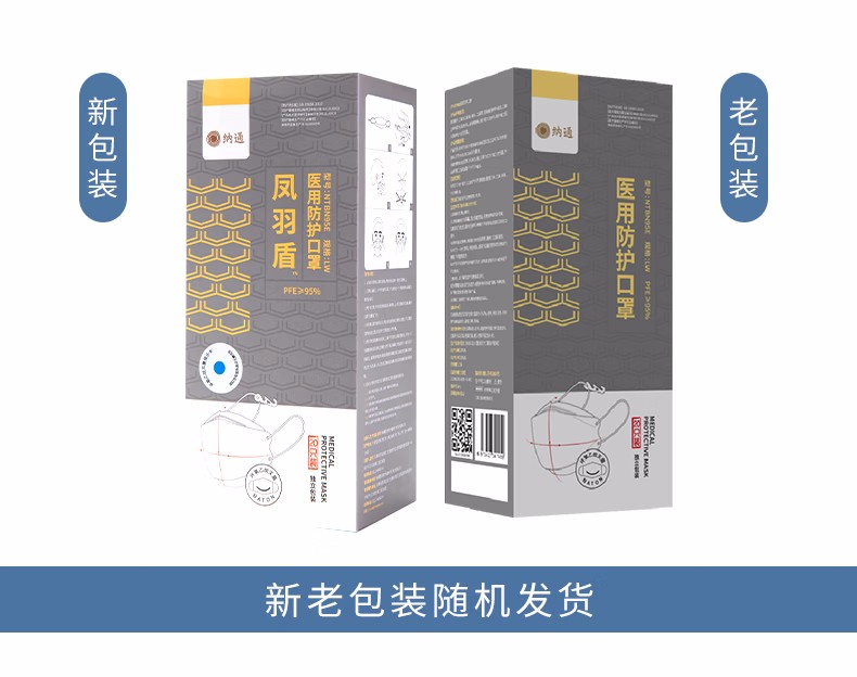 納通NTBN95E LW耳帶式KN95醫(yī)用防護(hù)口罩圖片1