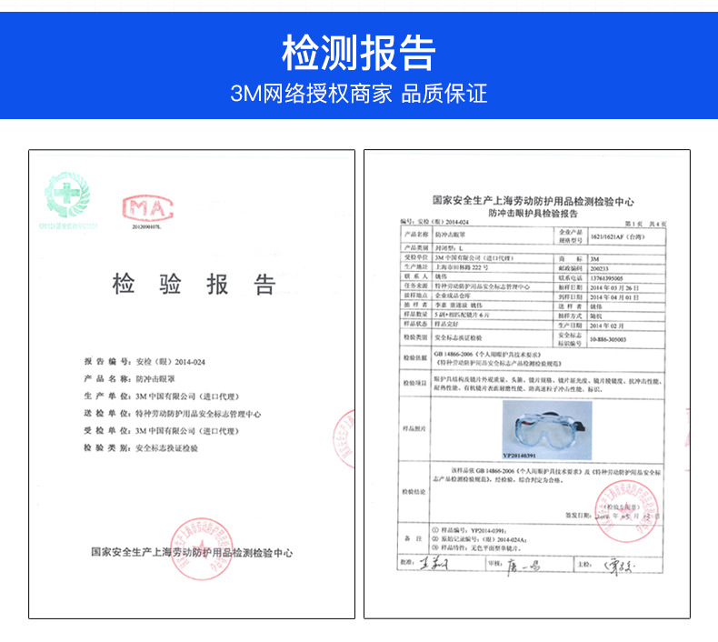 3M1621防化學護目鏡9