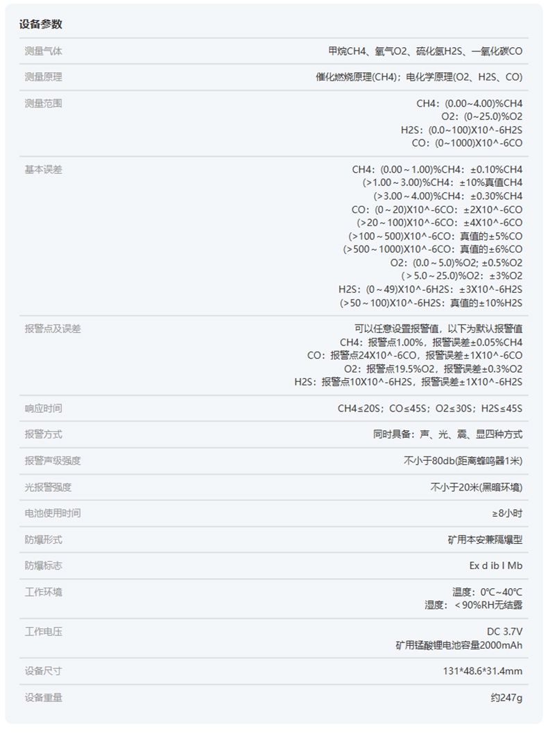 愛德克斯CD4礦用多參數氣體檢測儀13.jpg