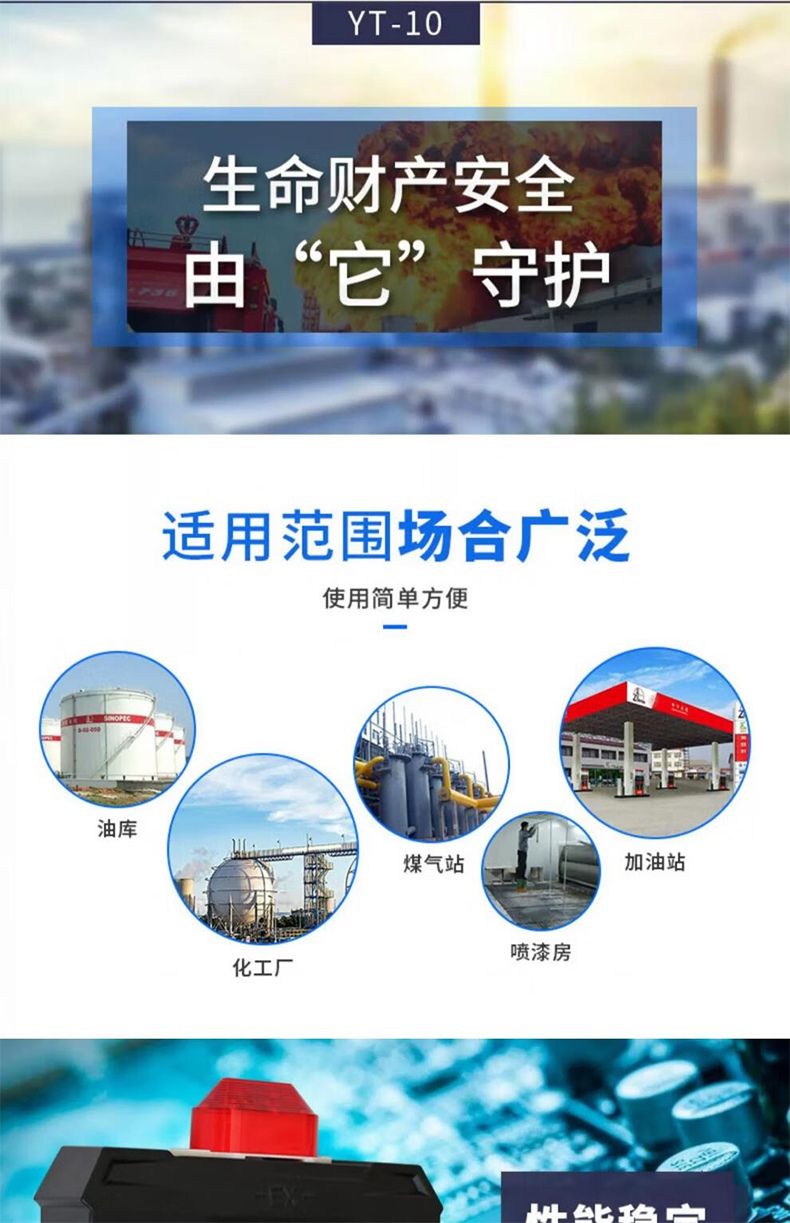 愛德克斯YT-10壁掛式氣體檢測報警器3.jpg