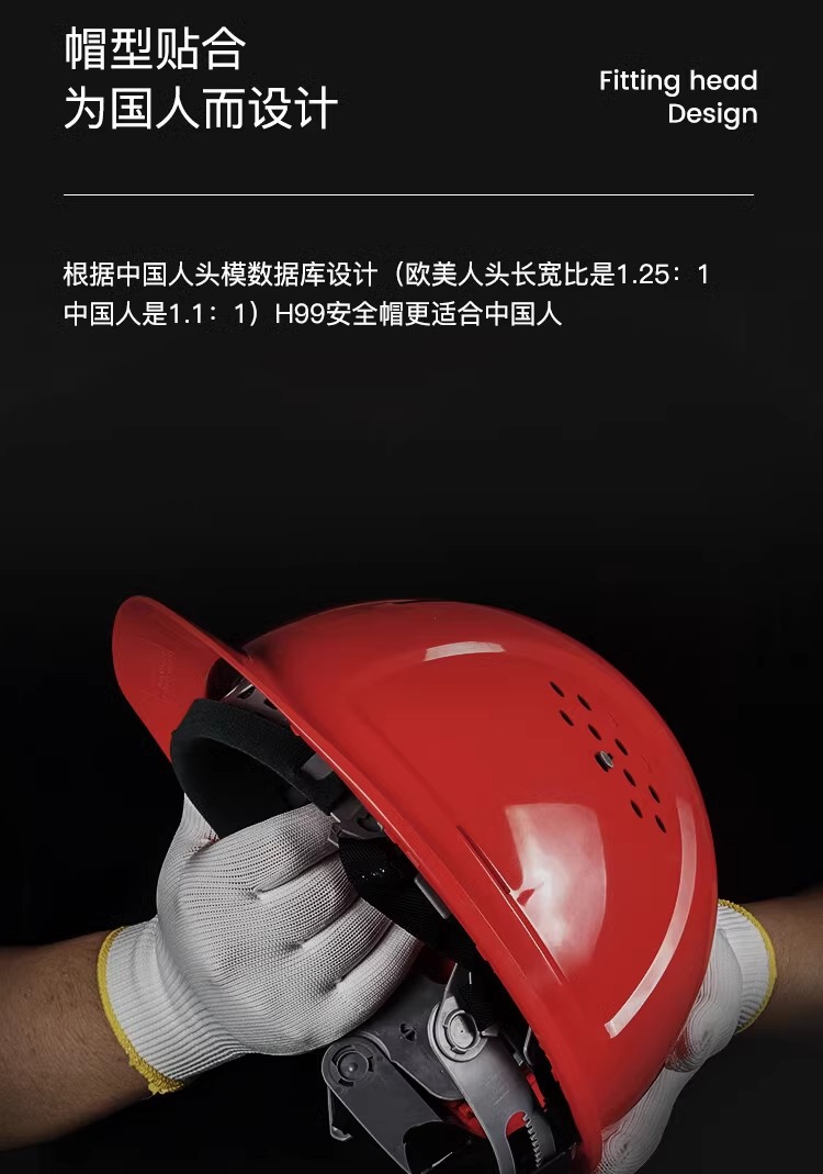 霍尼韋爾L99RS106S PE湖藍色安全帽 L99S系列安全帽9