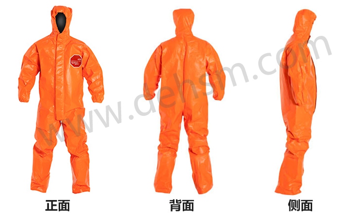 杜邦Tychem ThermoPro阻燃防化服消防款圖片-正面、反面及側面