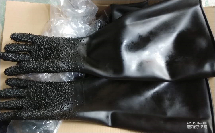 噴砂機專用噴砂手套圖片2